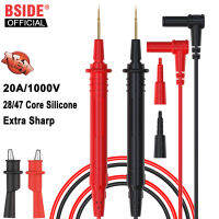 Ultra-Sharp Multimeter Probe Test Leads สายคลิปจระเข้สายฉนวนคุณภาพสูง DIY Tester Cable ทั่วไป BSIDE