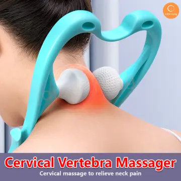 1pc Manual Neck Massager, Multifunctional Shoulder & Neck Massage Tool For  Home Use, Kneading Cervical Vertebrae Clip