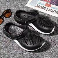 [A NEW HOT]ให♣CT Hongfa 2022 Crocs ฤดูร้อนรองเท้าสวมแบนรองเท้าแตะชายหาดสำหรับผู้ชายกันน้ำ