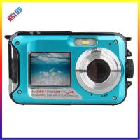 Waterproof Digital Camera 1080P HD 2.4MP Dual Screen Underwater DV Recorder