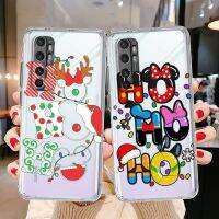 Phone Case For Xiaomi Mi 12S 12X 12 11 11T 11i 10T 10 Pro Lite Ultra 5G 9T 9SE 8 Disney Mickey Christmas Transparent Cover