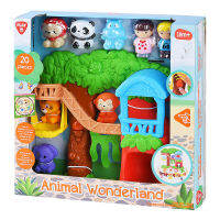 Playgotoys ของเล่นเสริมพัฒนาการ Play set ดินแดนสัตว์ป่า(4369)