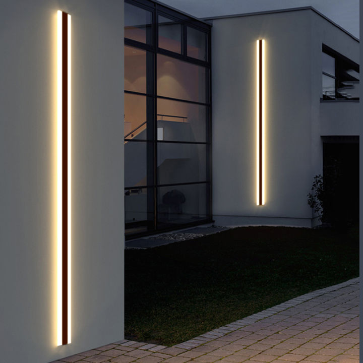 outdoor-wall-lamp-long-strip-garden-courtyard-courtyard-door-post-waterproof-110v-220v-led-indoor-bedroom-headboard-wall-lights