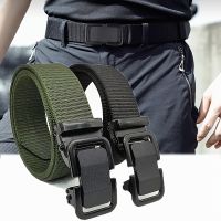 NianMiao Mens Nylon Woven Tactical Belt