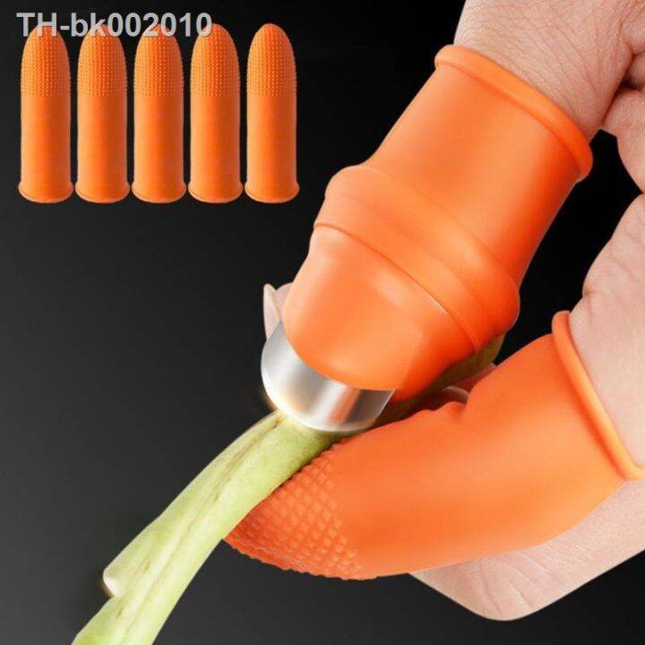 1set-silicone-finger-protector-knife-set-vegetable-fruit-pickle-picker-iron-nail-pick-grape-picker-for-garden-orchard-patch