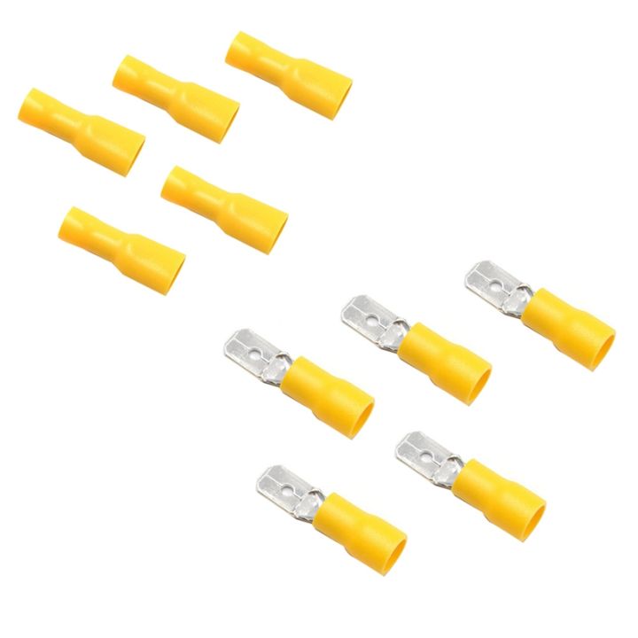 200pcs-fdd-mdd-6-3mm-terminal-female-male-spade-insulated-electrical-crimp-terminal-connectors-wiring-cable-plug