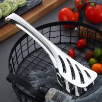 Stainless Steel Tongs Multifunctional Baking Bread Clips Steak Non-stick Frying Shovel Barbecue Tools for Home Kitchen Utensils