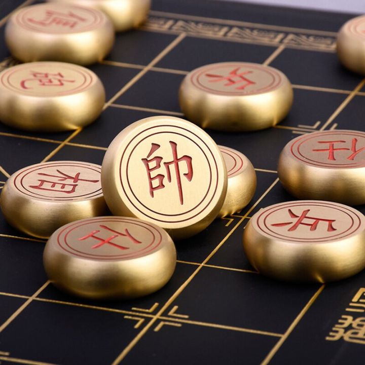 กระดานหมากรุกหมากรุกจีนแบบโต้ตอบขนาดใหญ่สุดสร้างสรรค์ทำจากทองเหลืองหรูหราพับได้ปกแข็ง-xadrez-jogo-ek50ql-เกมครอบครัว