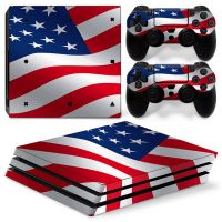 (MQ สไตล์ใหม่) FLAG 1609 PS4ฝาครอบรูปลอกสติ๊กเกอร์สกินสำหรับ Ps4 PRO Console และ2คอนโทรลเลอร์ PS4 Pro Skin กรอบและที่คลุม