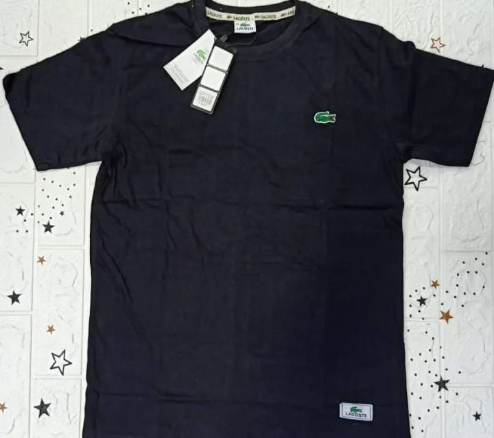 lacoste t shirt black