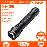 Supfire M4ไฟฉายLEDกันน้ำไฟฉายพกพากลางแจ้ง