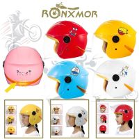 RONXMOR หมวกกันน็อคเด็กสี่ฤดู,หมวกกันน็อคครึ่งใบกันน็อคระบายอากาศน้ำหนักเบาหมวกกันน็อกนิรภัยฤดูหนาว