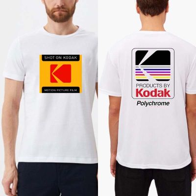 Classic Vintage Hip Hop Kodak Print T Shirtkorean T Shirt Men Streetwear Tee Harajuku Oversized Short Sleeve T-Shirt Tops