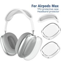 Soft Anti-Scratch Transparent Cover For AirPods Max TPU Wireless Shockproof Headphones Case Protective Sleeve Protector Wireless Earbud Cases