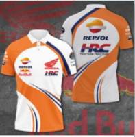 2023 new arrive- Honda Motogp Repsol Honda Unisex polo 3D All Over Print for Mens 05