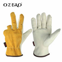 OZERO Gardening Working Leather Work Gardening Gloves Protection Safety gloves for Planting Garden work Tools Hunting Gloves