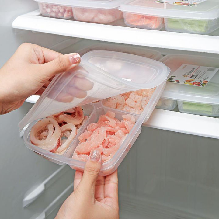 veli-shy-ตู้เย็นเนื้อแช่แข็งกล่องแช่แข็งเกรดอาหารสี่ช่องเก็บกล่องสัมภาระ