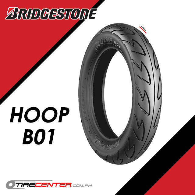 90/90-10 50J Bridgestone Hoop B01 Tubeless Scooter Tire | Lazada PH