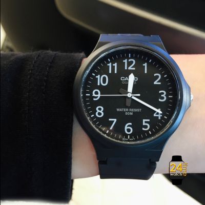 Sportman Casioแท้ นาฬิกาผู้ชาย ตัวเลขบอกเวลาสีขาว นาฬิกาสายเรซิ่น นาฬิกาCasio คาสิโอ นาฬิกาแบรนด์เนม มีประกัน