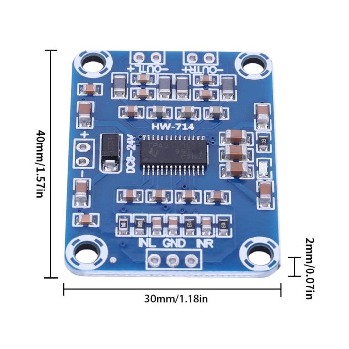 บอร์ดขยายกำลังเสียง-dc12-24v-บอร์ดขยายกำลังเสียงระบบดิจิตอลขนาดเล็กของ-tpa3110