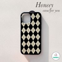 Retro Black Chessboard Lattice Phone Case for IPhone 14 13 12 11 Pro Max XR 7 8 Plus Smmoth Ultra Thin Soft TPU Back Shell