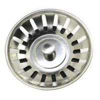 Strainer Stainless Steel Sink Filter Kitchen Tools Sewer Filter Grid Plug Waste Plug To Prevent Clogging Kitchen Bath Utensils Dishracks Sink accessor