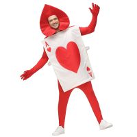 、’】【= Umorden Unisex Parent-Child Ace Of Spades Hearts Poker Playing Card Costume For Kids Child  Tunic Hat Suit