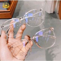 New Retro Anti Radiation Eyewear Fashion Round Frame Trendy Korean Women Large Frame Anti Blue Light Glasses HOMP