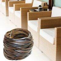 70M Coffee Gradient Flat Synthetic Rattan Weaving Material Plastic Rattan For Knit And Repair Chair Table Synthetic Rattan