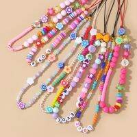 Colorful Chain Lanyard Keychain Anti-lost for Iphone 12 Hanging Wrist