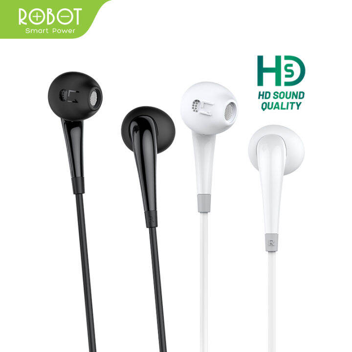 Headset Headphone Robot RE701 Wired Earphone Bass Android iPhone