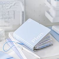 Simple Loose Leaf Binder Portable Notebook Planwith Pocket Office School Supplies Stationery Note Books Pads