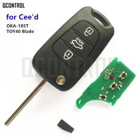 【▼Hot Sales▼】 qiukekang81481 Qcontrol Ce0682 Oka-185t ระยะไกลสำหรับ Kia Ceed Pro Ceed Cee D Sw Toy40คีย์เบลด2009-2012