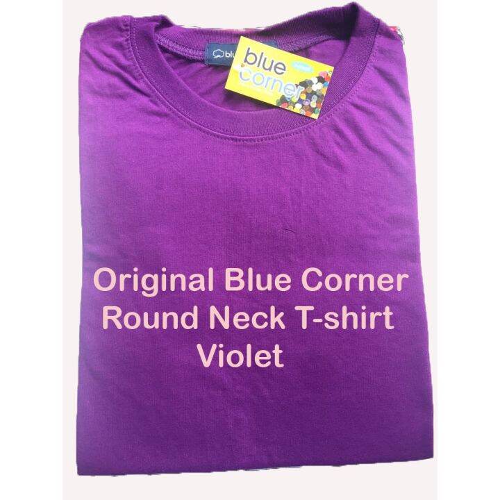 Original Blue Corner Round Neck tshirt Violet Lazada PH