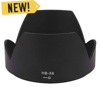 HB-58 ฮู้ดกล้องถ่ายรูป Camera Mount Lens Hood for Nikon ฮู้ดกันกระแทก ฮู้ดลดแสง ฮู้ด นิคอน J1598