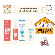 HCM - Chai 60ml EAR DROP Dung dịch nhỏ tai vệ sinh tai cho chó mèo tặng