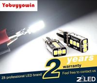 2ชิ้น Canbus T10ไร้ข้อผิดพลาด W5w 501 194 168ชิป2835กำลังสูงไฟ Led เอสเอ็มดีสำรองหลอดไฟถอยหลังอ่านไฟข้าง