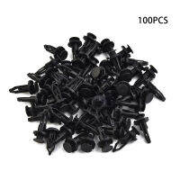 100Pcs 9Mm Car Fastener Clamp Fender กันชนฝาหลัง Push Clamp พลาสติก Fixing Clamp Fastener อุปกรณ์ตกแต่งภายในรถยนต์