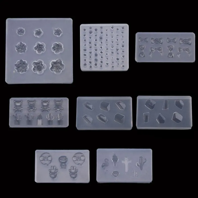 Ship in two days】 3D Soft Silicone Nail for Cross Mold for DIY Nail Decor  Craft Art Maincure Tool