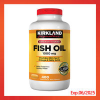 Kirkland Signature Fish Oil 1000 mg., 400 Softgels  เคิร์กแลนด์น้ำมันปลา 400 เม็ด