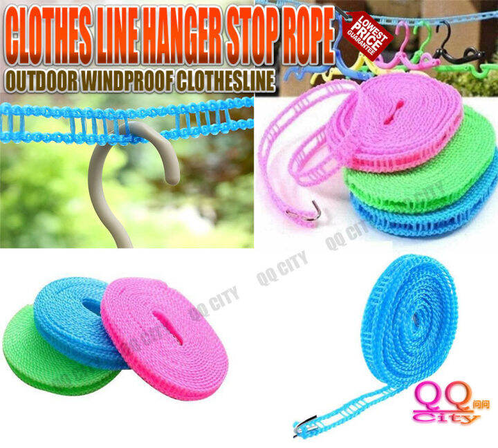 Clothes line hanger Outdoor Windproof Clothesline stop rope（5M8M