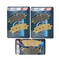 Motorcycle Copper Semi-Metal Front Rear Brake Pads Brakes for Ducati Diavel 1198cc ABS Carbon Chromo Dark Strada (2011-2015)