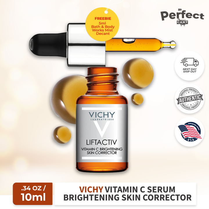 Vichy Vitamin C Serum Brightening Skin Corrector, LiftActiv 0.34 oz