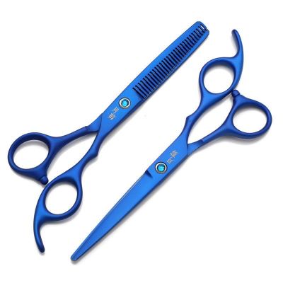 【Durable and practical】 Hairdressing Scissors Hairdressing Scissors 6.0 Household Hairstylist Liu Hai Thinning Hair Cutting Scissors Flat Cutting Tooth Scissors Set
