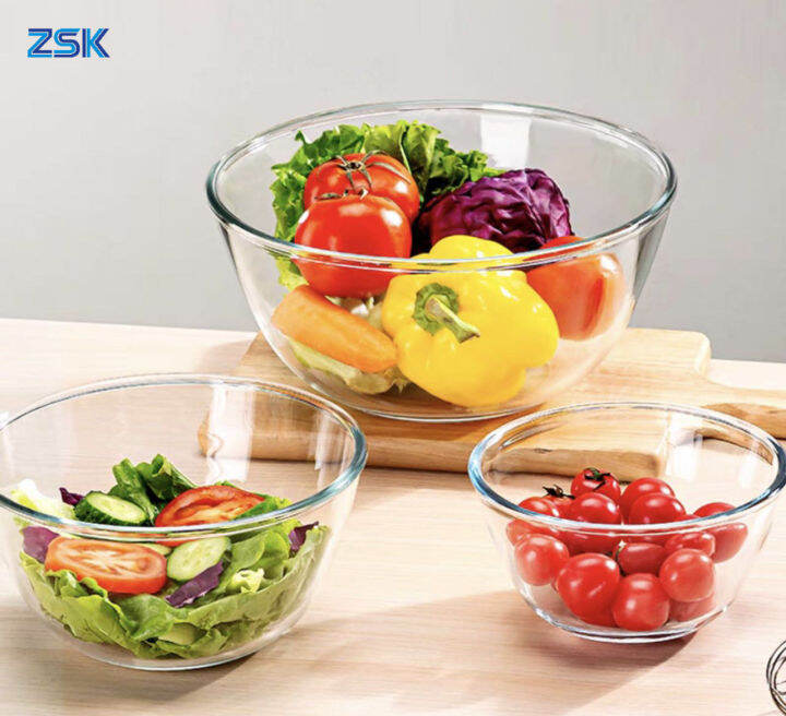 ZSK Glass bowl Heatresistant Instant Noodles Soup Bowl Fruit bowl 750