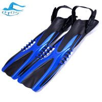 Aqualung Scuba Diving Fins เปิดส้น Flippers พร้อมสายปรับได้สำหรับผู้ใหญ่ว่ายน้ำ Flipper Equipment