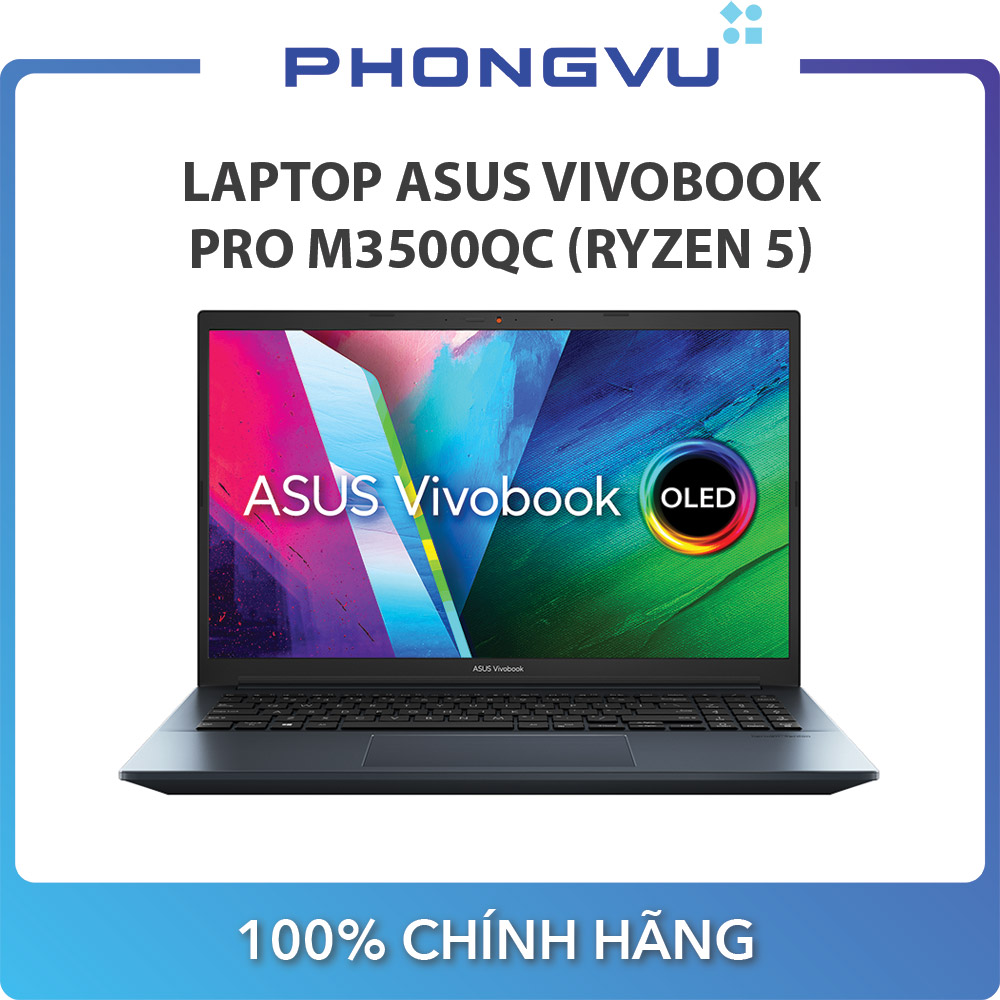 Laptop Asus VivoBook Pro M3500QC (15.6 inch Full HD / Ryzen 5 5600H / RAM 8GB / SSD 512GB / RTX 3050 / Win 10)