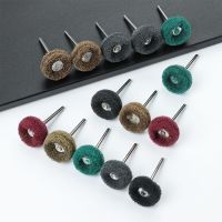 10Pcs Nylon Buffing Polishing Wheel Mini Drill Abrasive Brush with 3mm Shank Rotary Grinding Tool Accessories Set