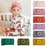 Baby Headband Solid Color Infant Hair Band Accessories Donuts Elastic Headbands Twisted Cable Design Turban Photography Props