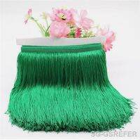 【YF】❒◈  1 meter 20cm Fringe Tassel Polyester Trim Latin dance curtain fringes for sewing HG04